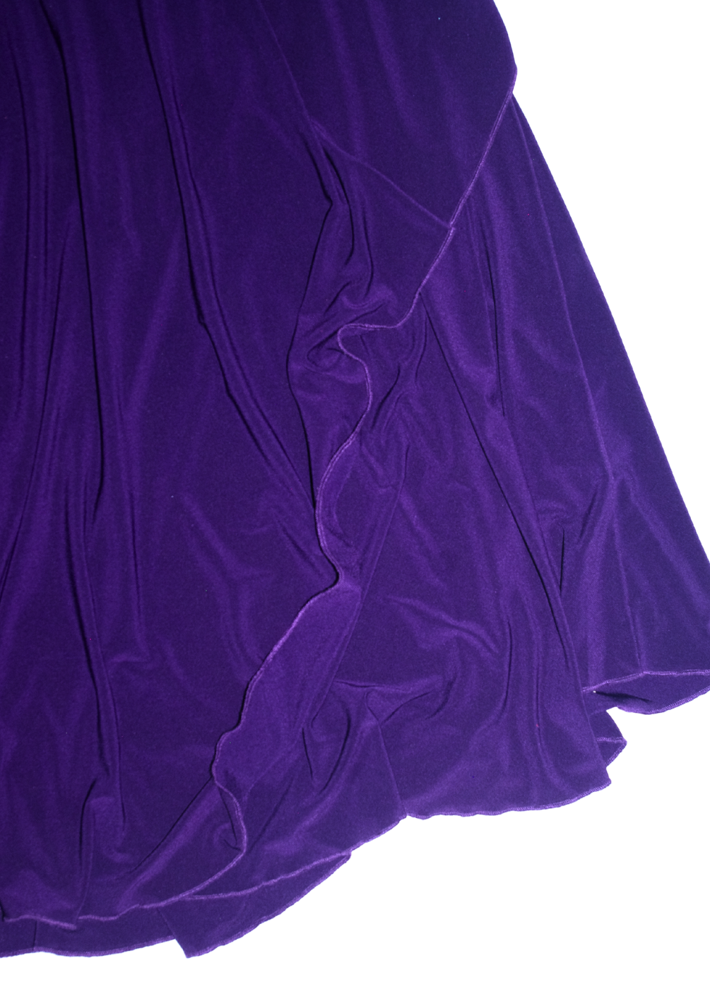 Deep Purple Floaty Twilight Diamanté Sequin Dress