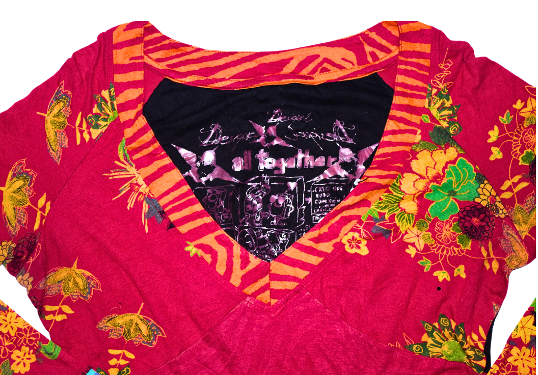 Desigual Japenese Style Graphic Print Dress