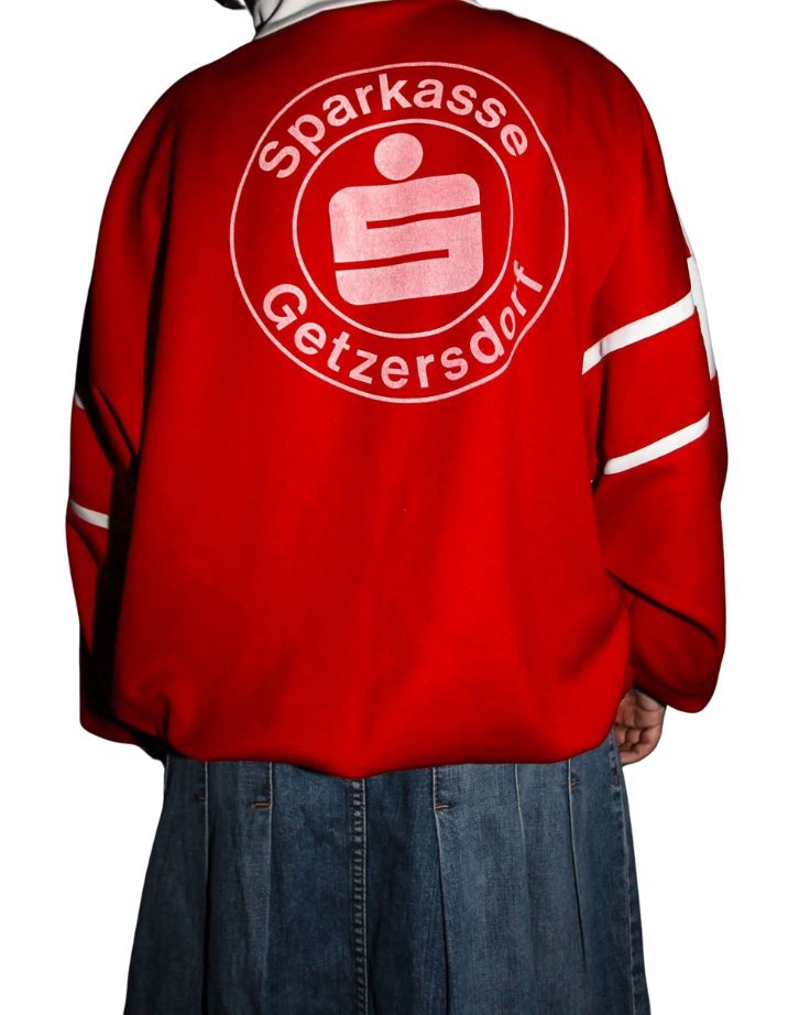 90s Vintage Red Adidas Track Jacket