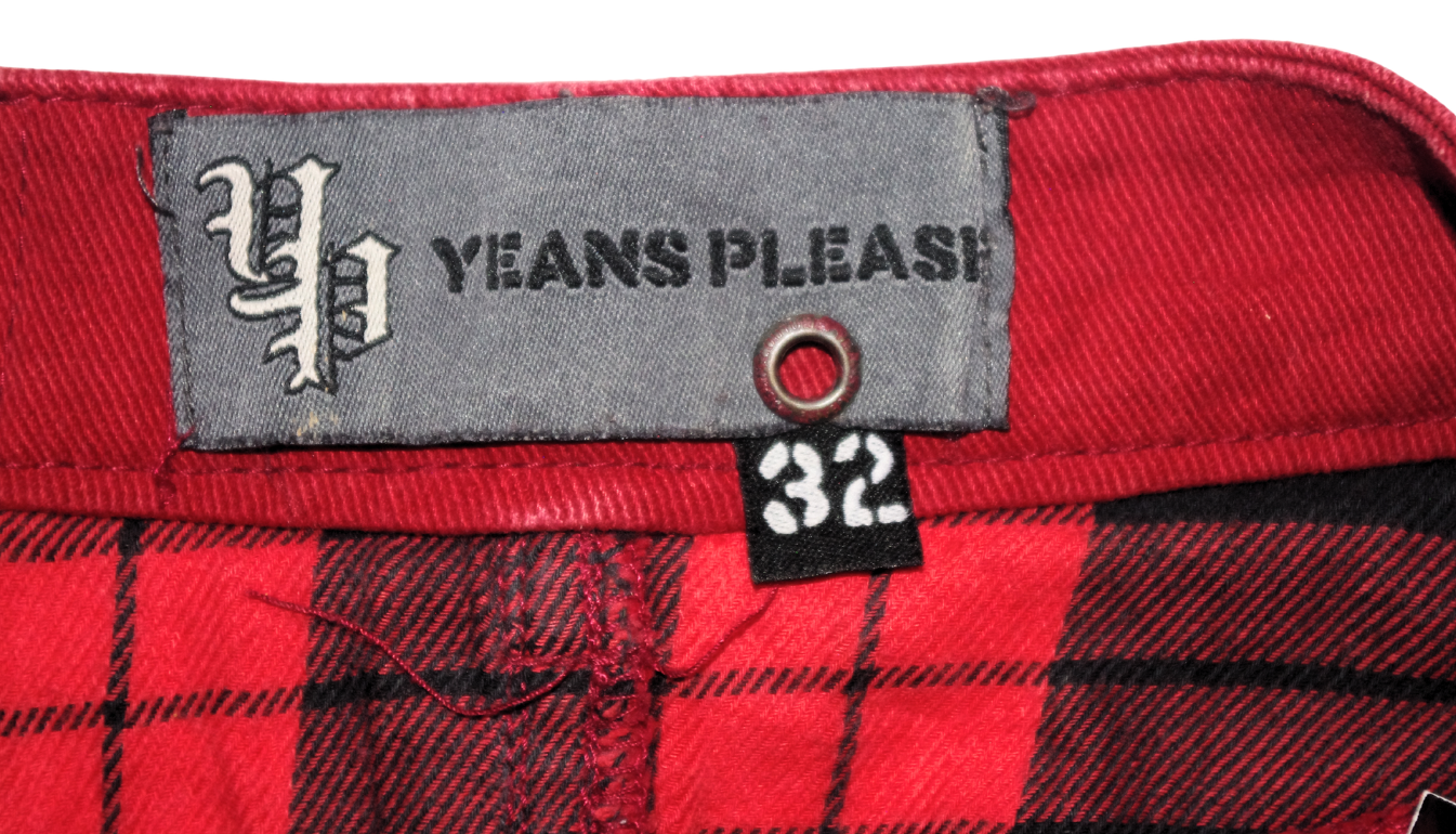 Red Y2K Micro Denim Mini skirt