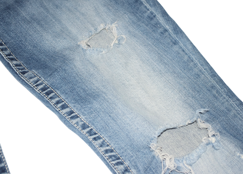 Vigoss Distressed Straight Leg Jeans