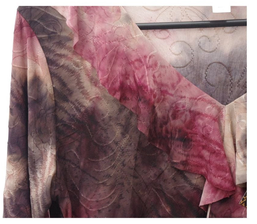 Effortless Muted blushed pink/brown Floaty top