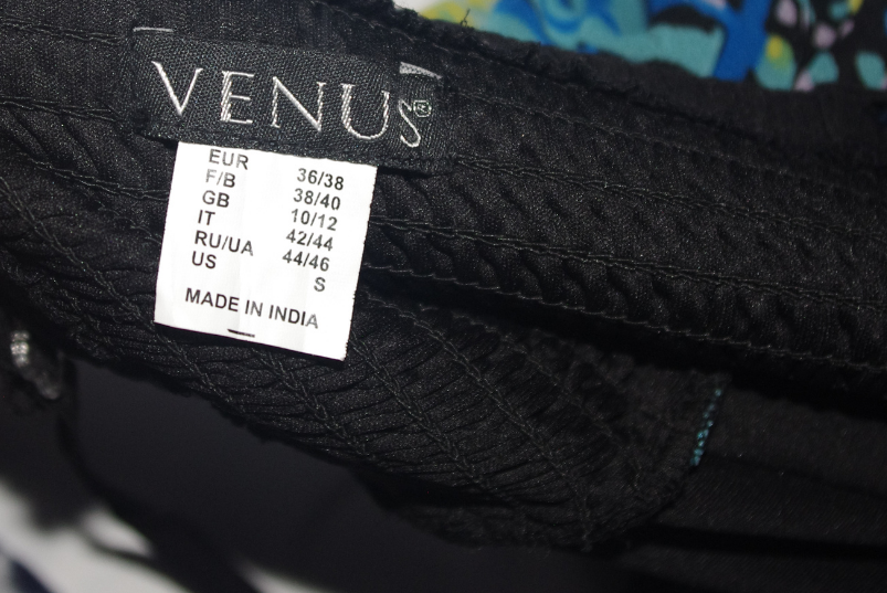 Blue Printed Y2K Cami Dress